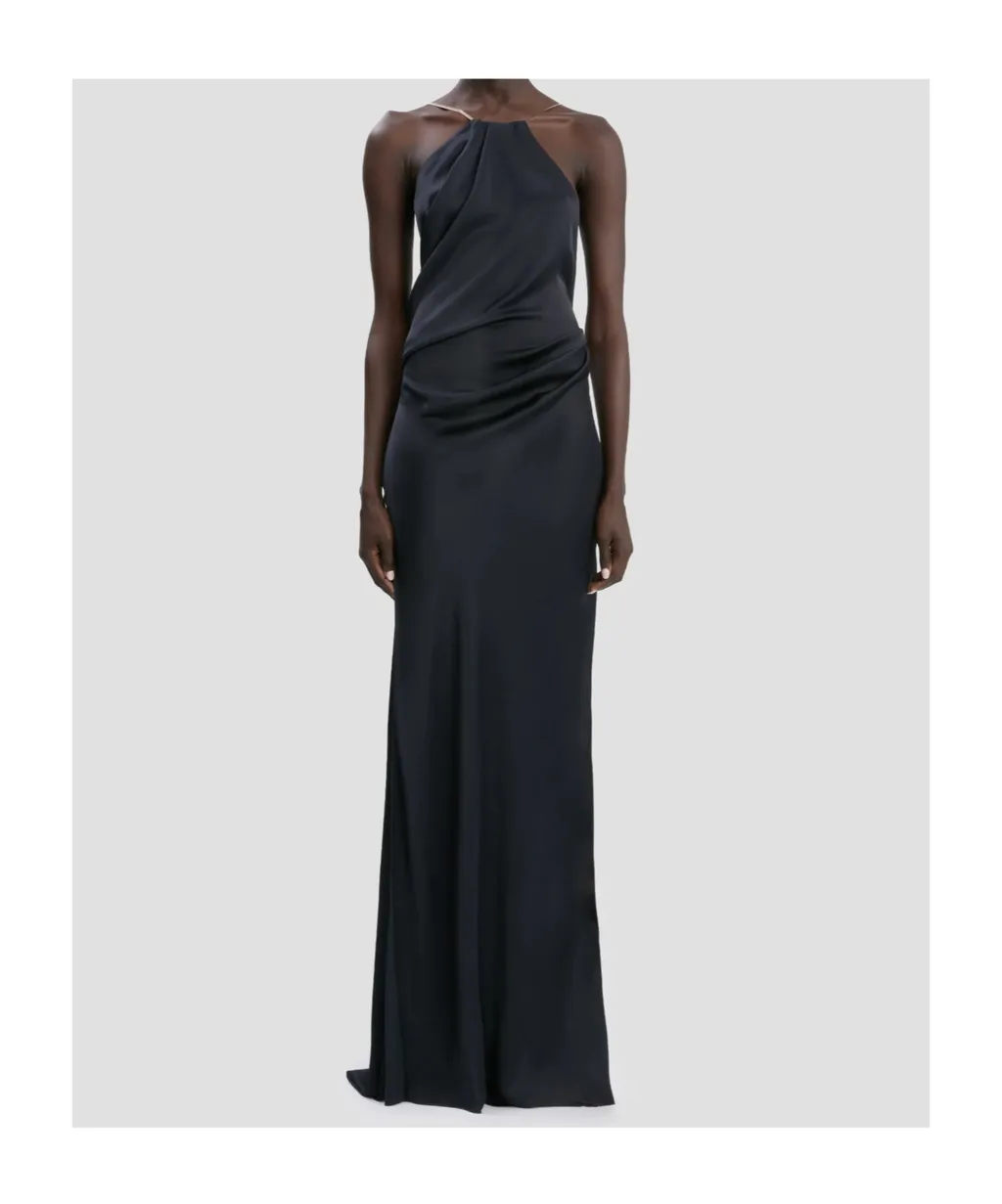 Chain Strap Slip Dress