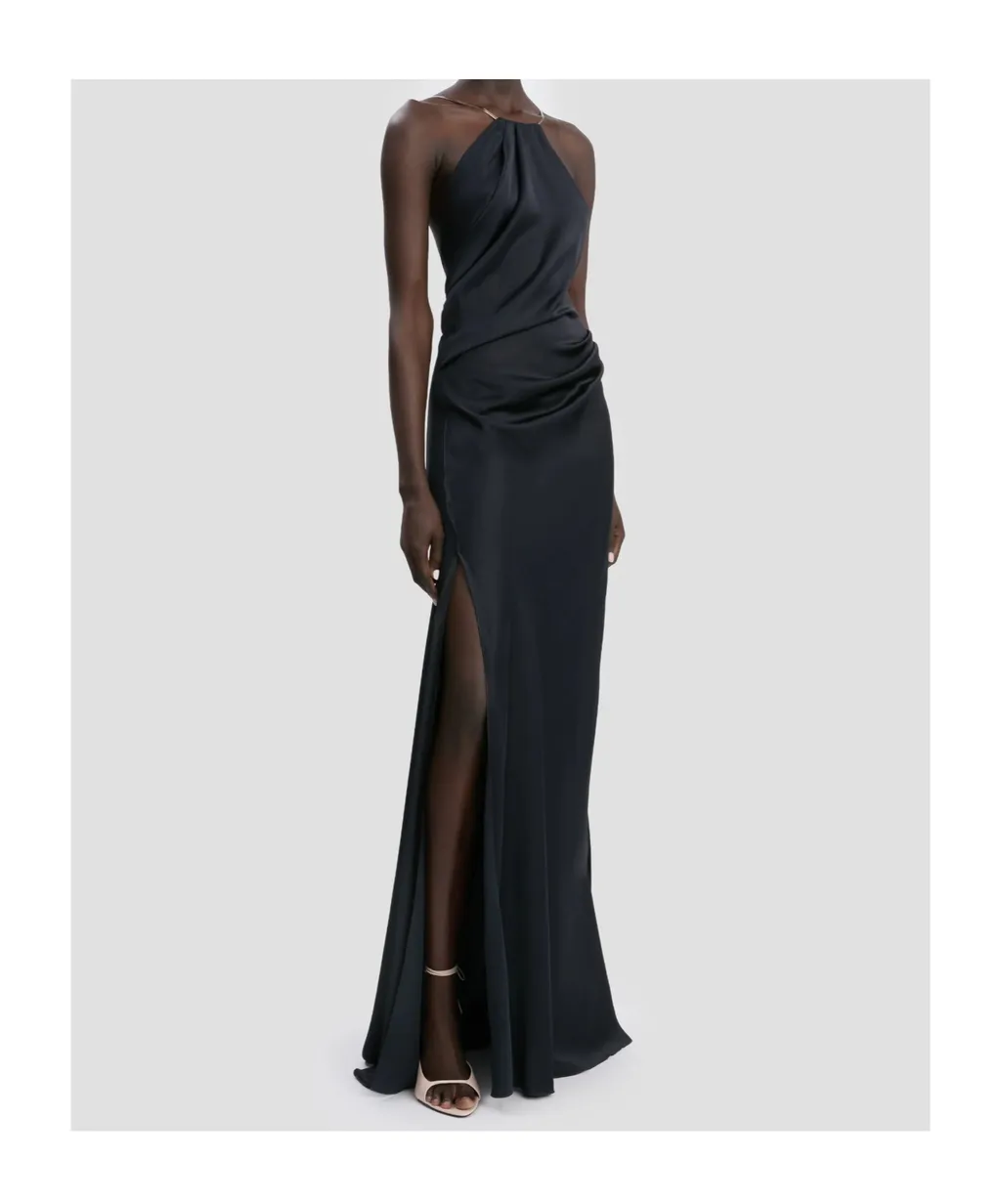 Chain Strap Slip Dress