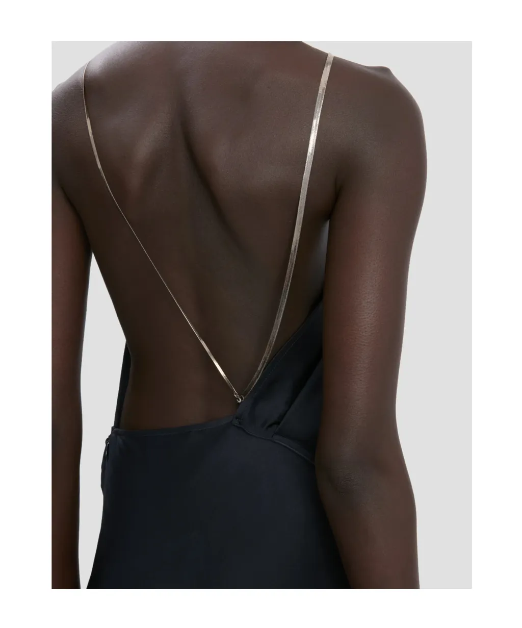Chain Strap Slip Dress
