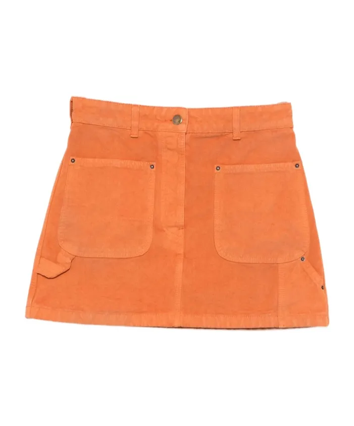 Belt Loop Midi Skirt