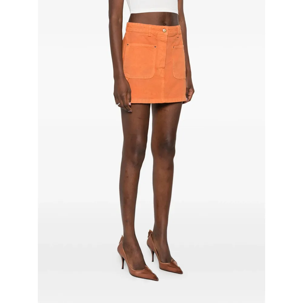 Belt Loop Midi Skirt