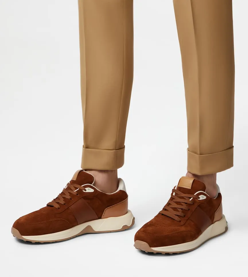 Tod's Panelled Lace-Up Sneakers