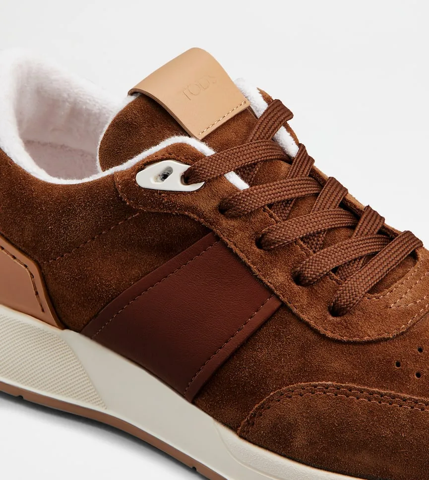 Tod's Panelled Lace-Up Sneakers
