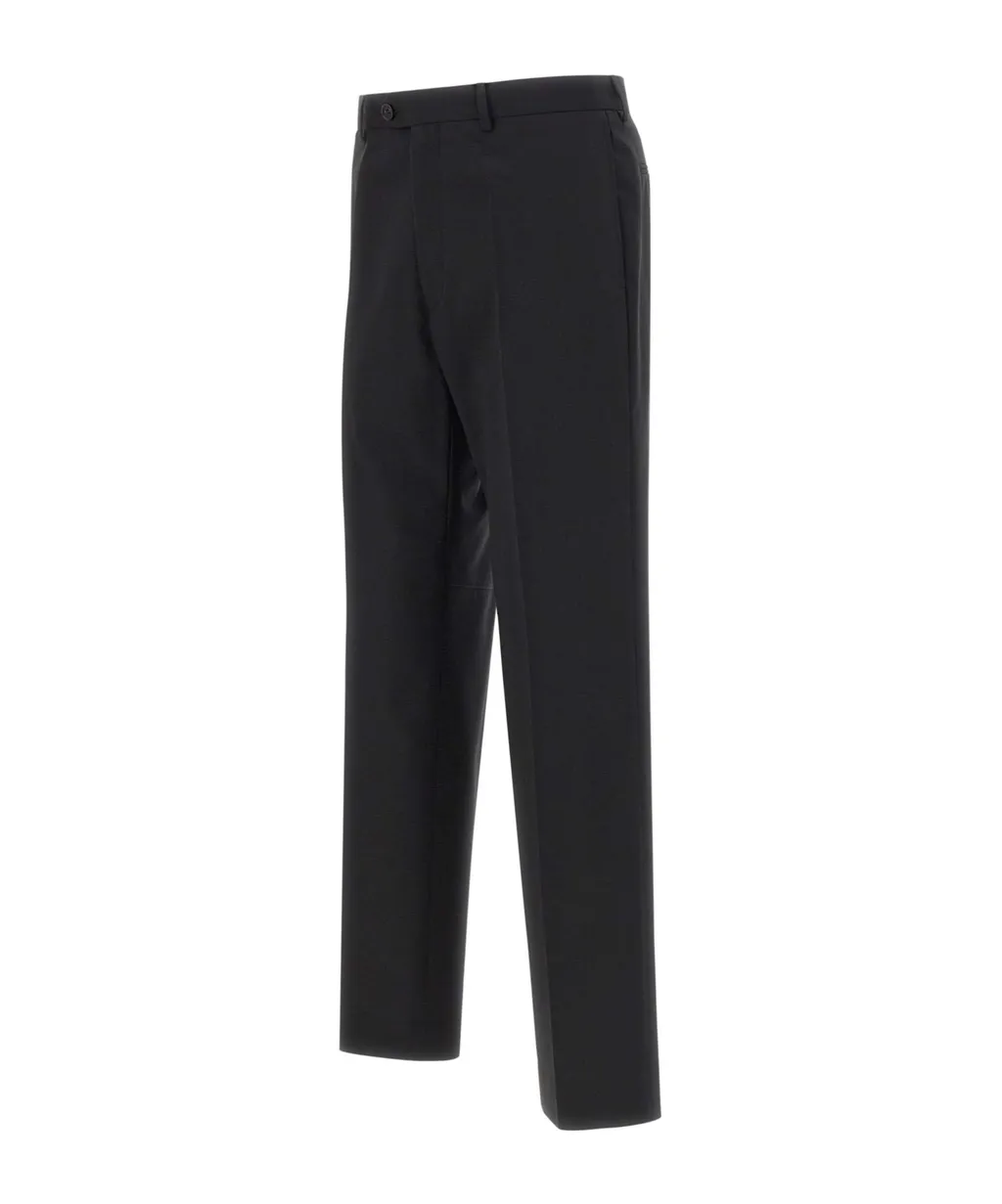 Button-Fastening Trousers