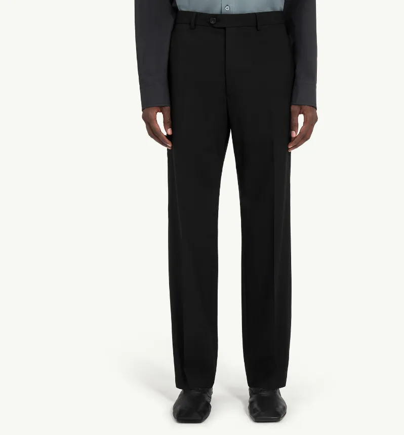Button-Fastening Trousers