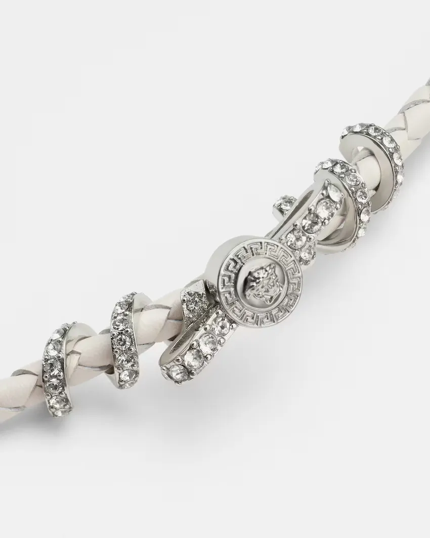 Versace Medusa Embellished Charm Bracelet