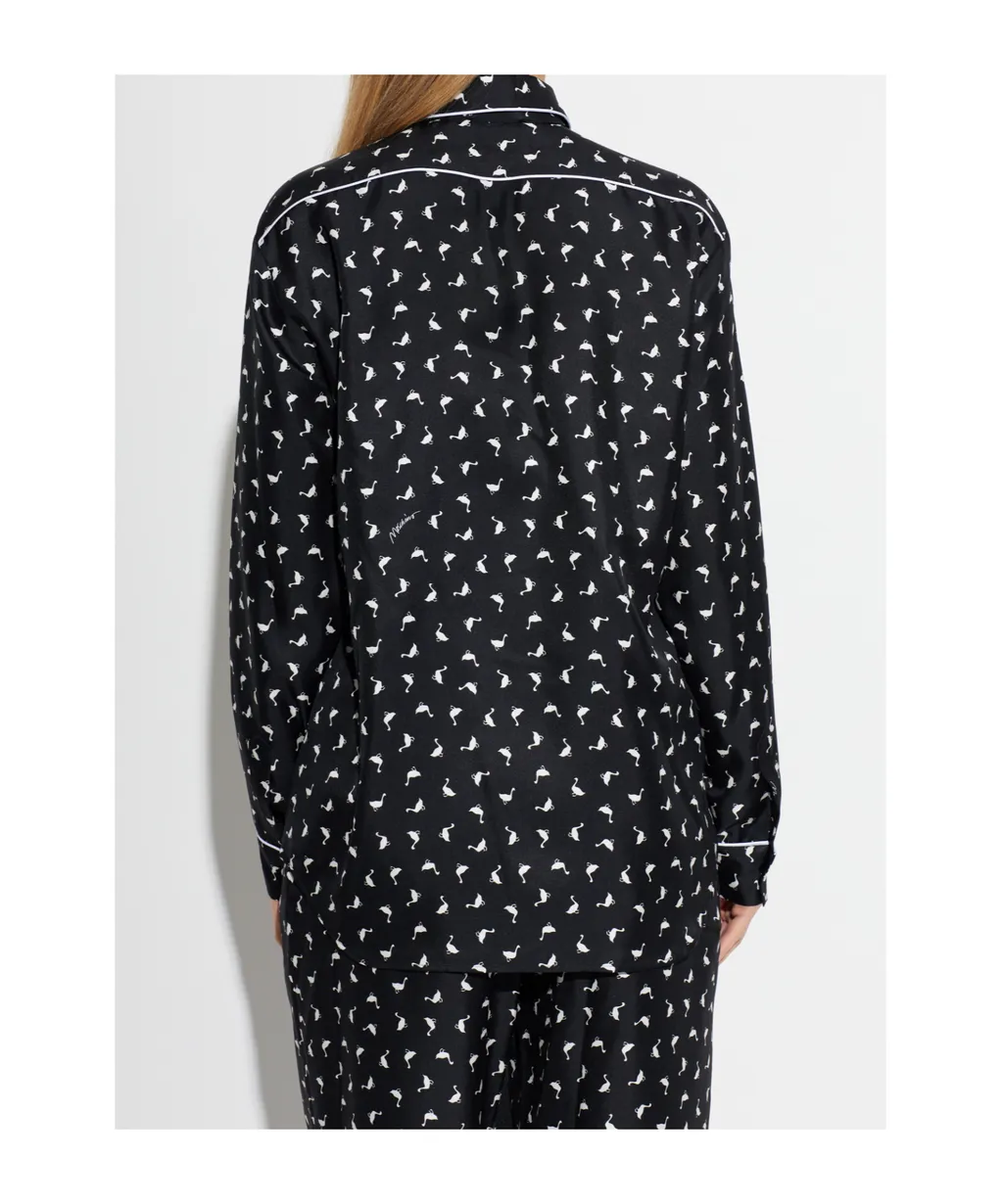 Moschino Print Satin Shirt