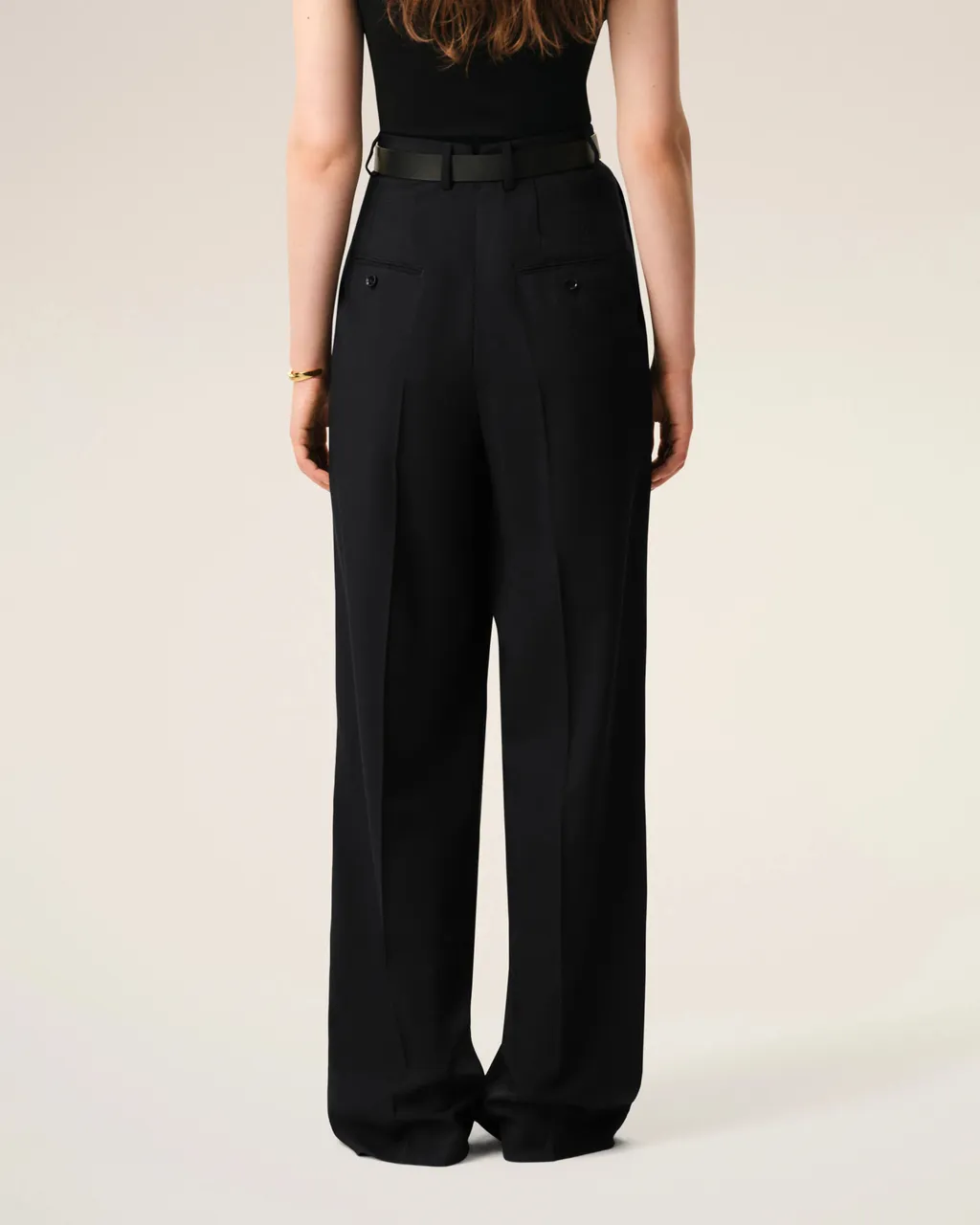 Ami High Waist Wide Trousers