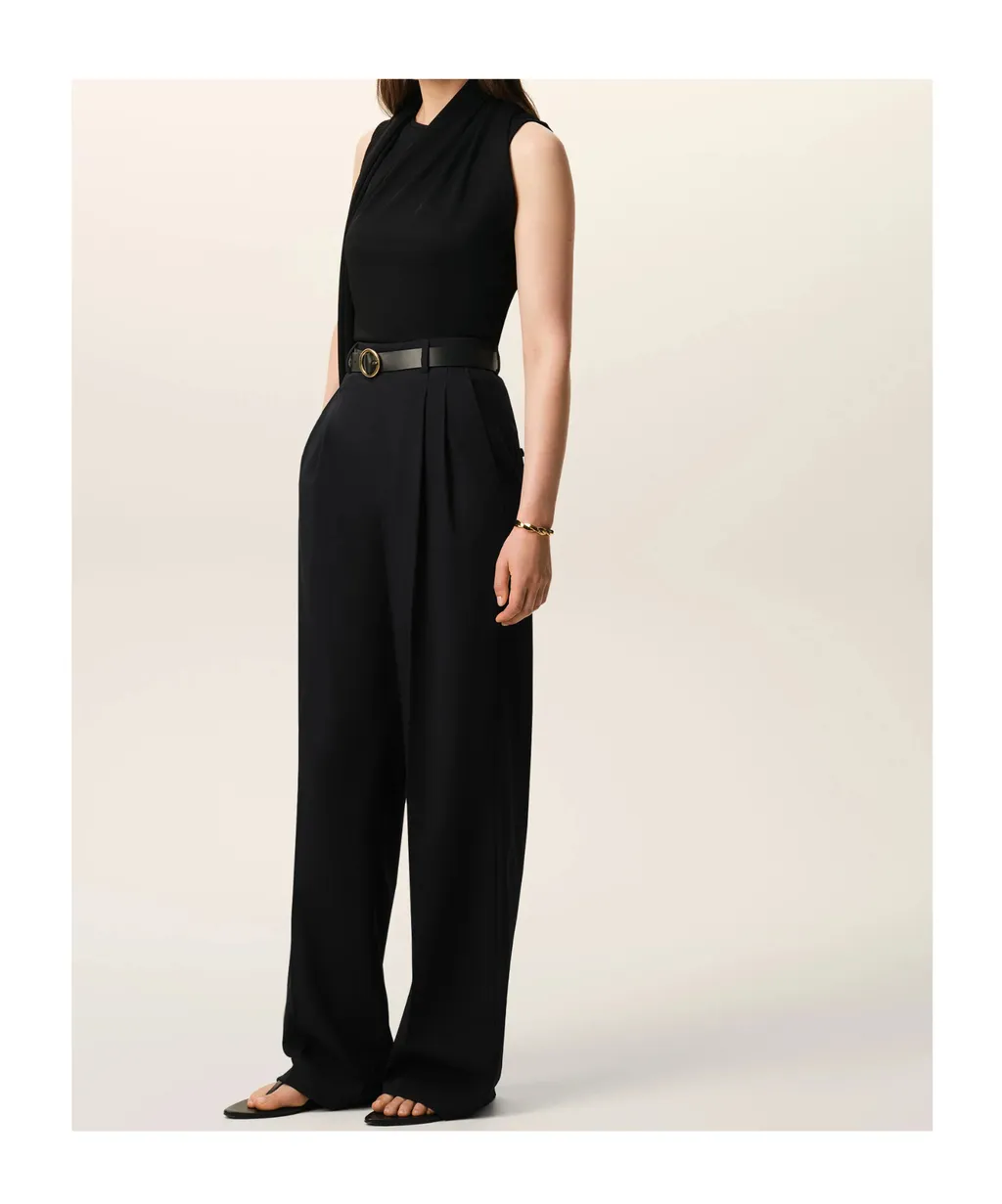 Ami High Waist Wide Trousers