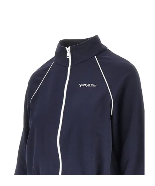 Sweatshirt Serif Logo Retro Track