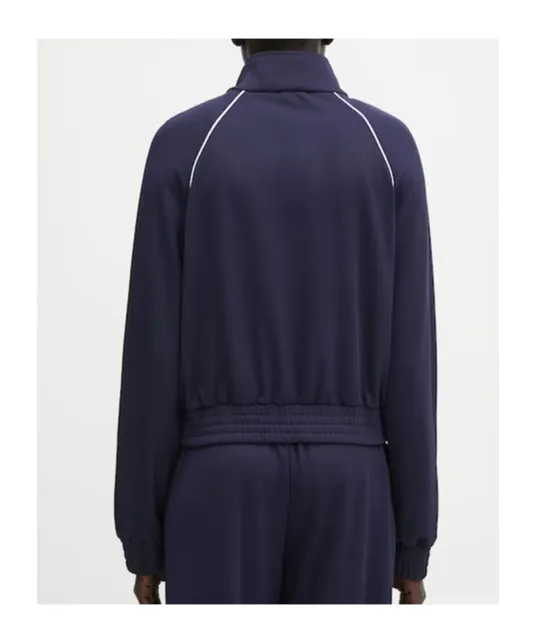 Sweatshirt Serif Logo Retro Track