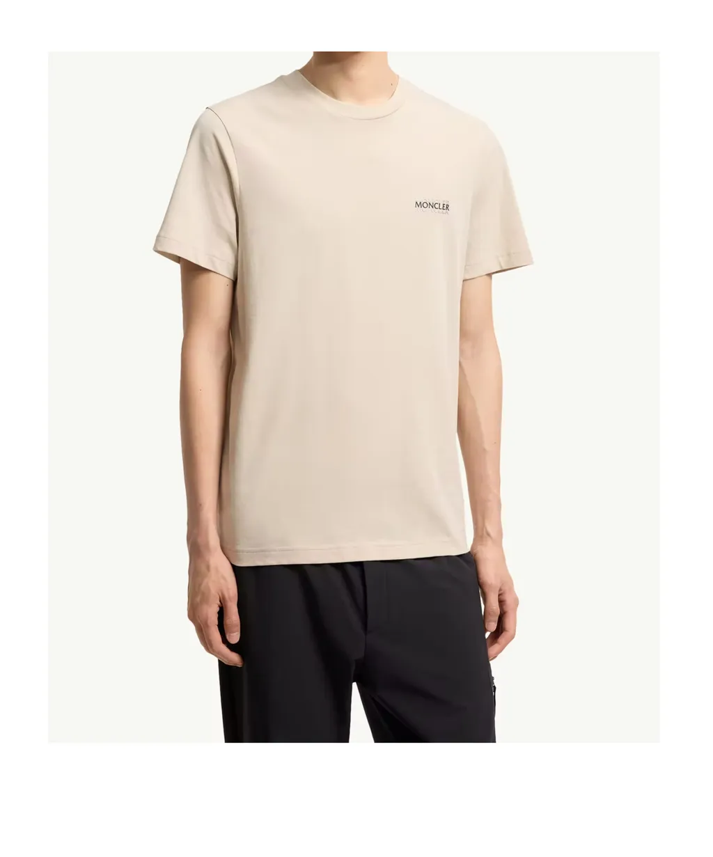 Moncler Logo Patch Crewneck T-Shirt
