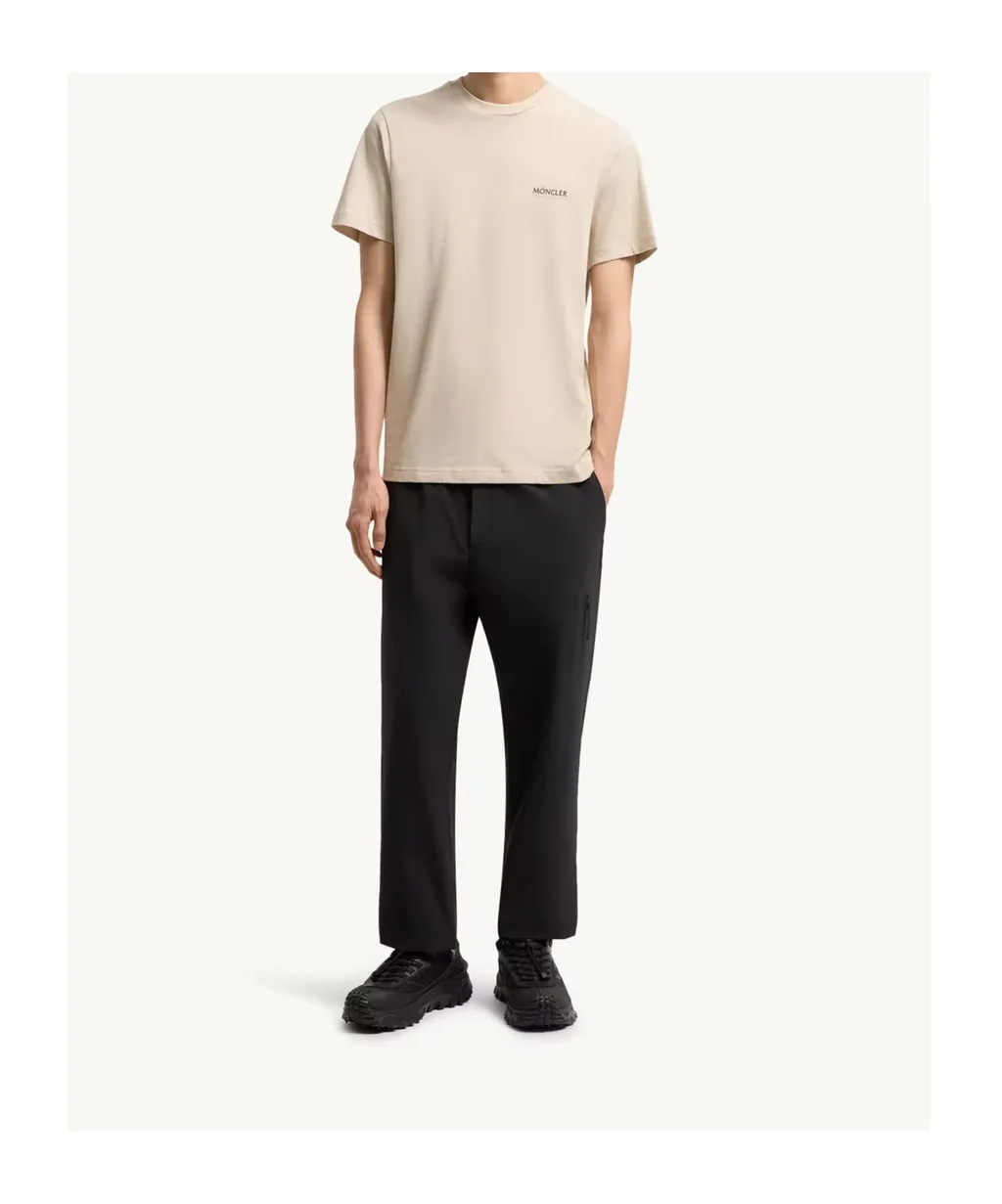 Moncler Logo Patch Crewneck T-Shirt