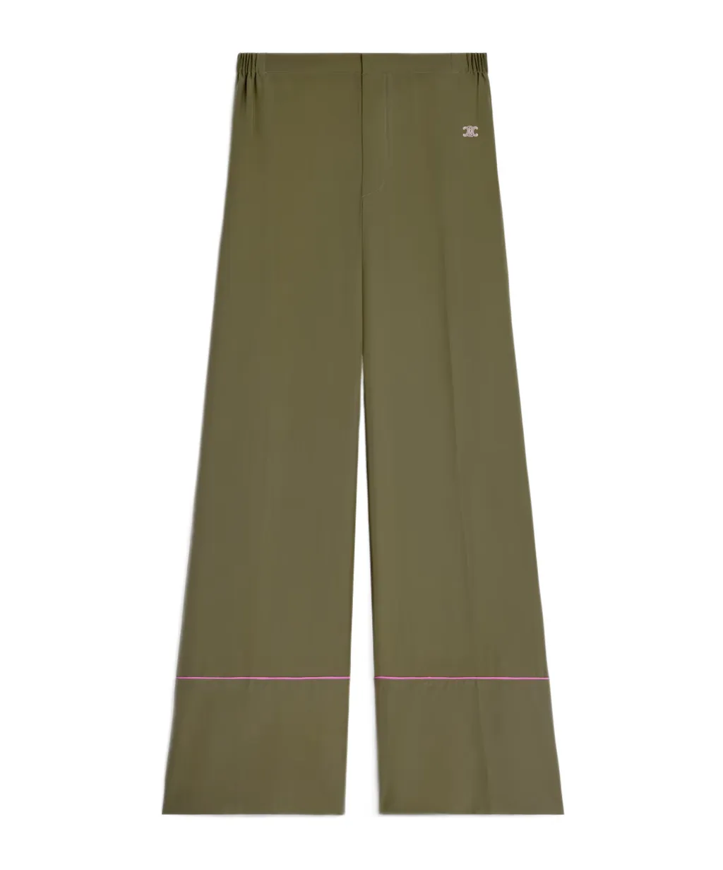 Pyjama Trousers In Silk Satin