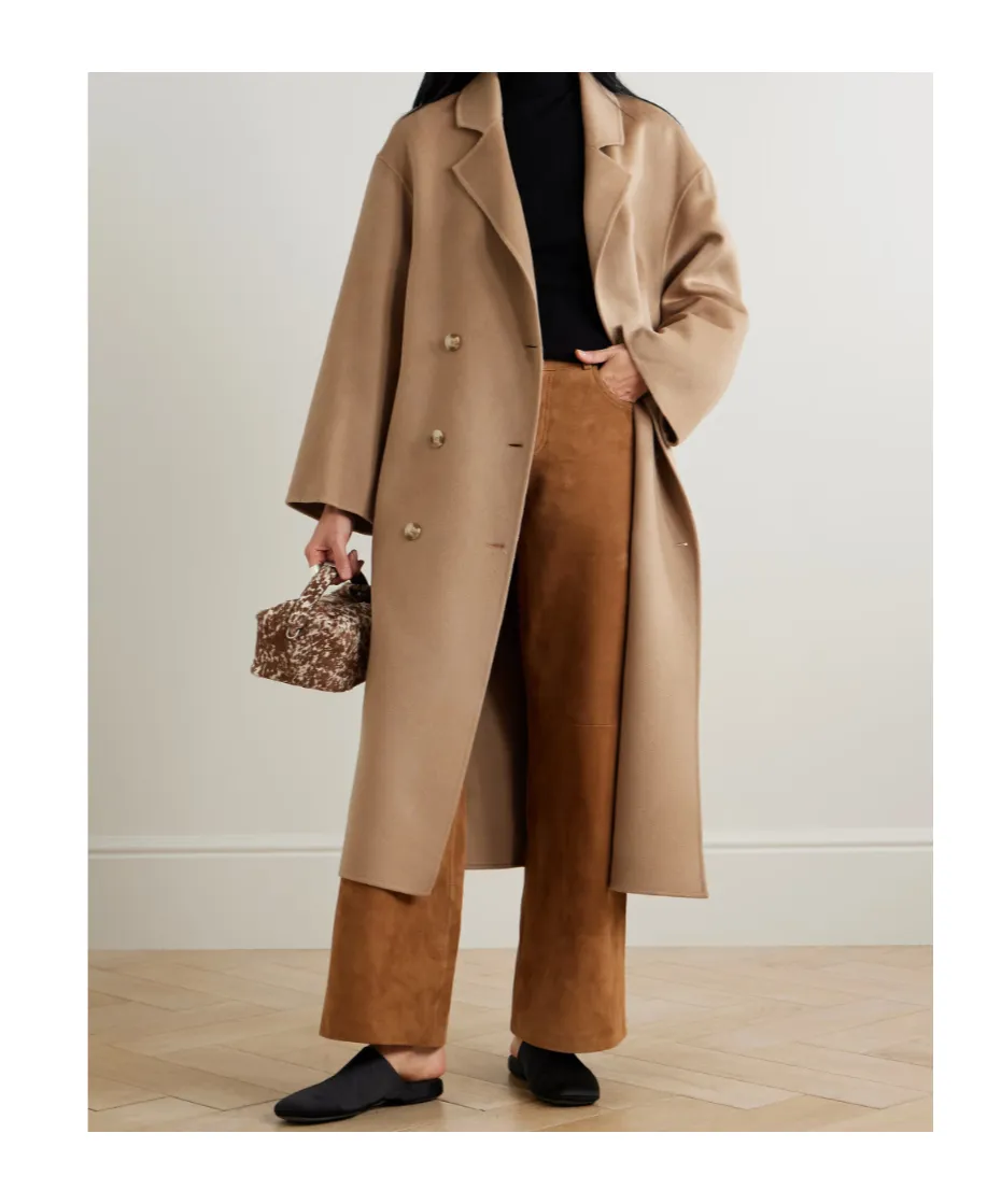 Borneo Double-Breasted Wool And Cashmere-Blend Coat
