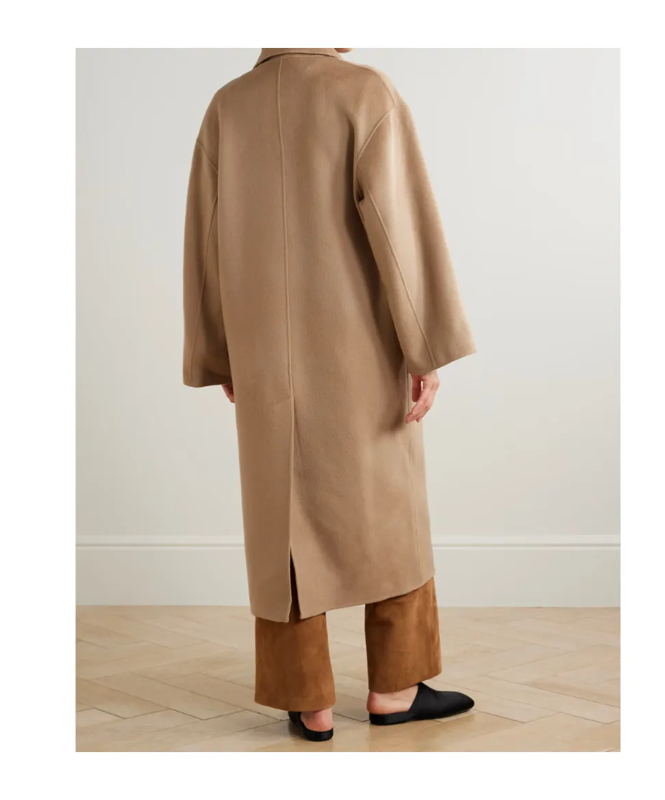 Borneo Double-Breasted Wool And Cashmere-Blend Coat