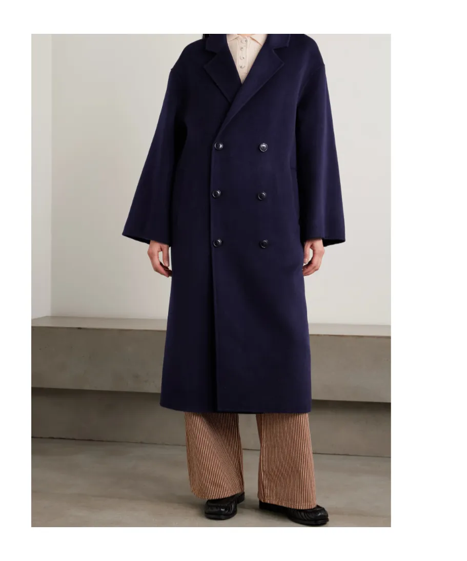 Borneo Double-Breasted Wool And Cashmere-Blend Coat