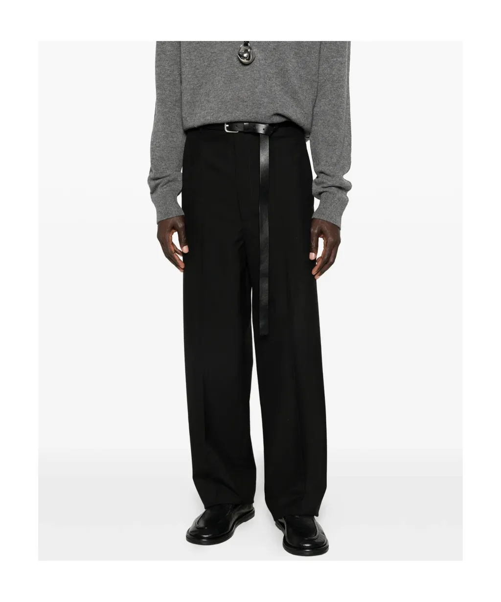 Casual Trousers With Belt Loops