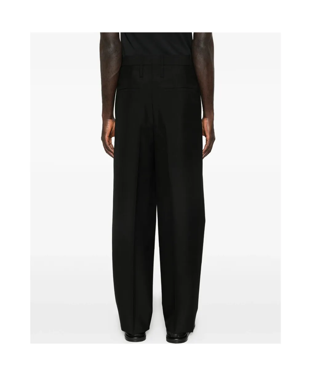 Casual Trousers With Belt Loops