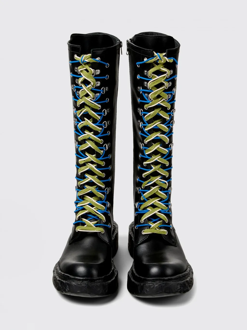 Vamonos Lace-Up Leather Boots