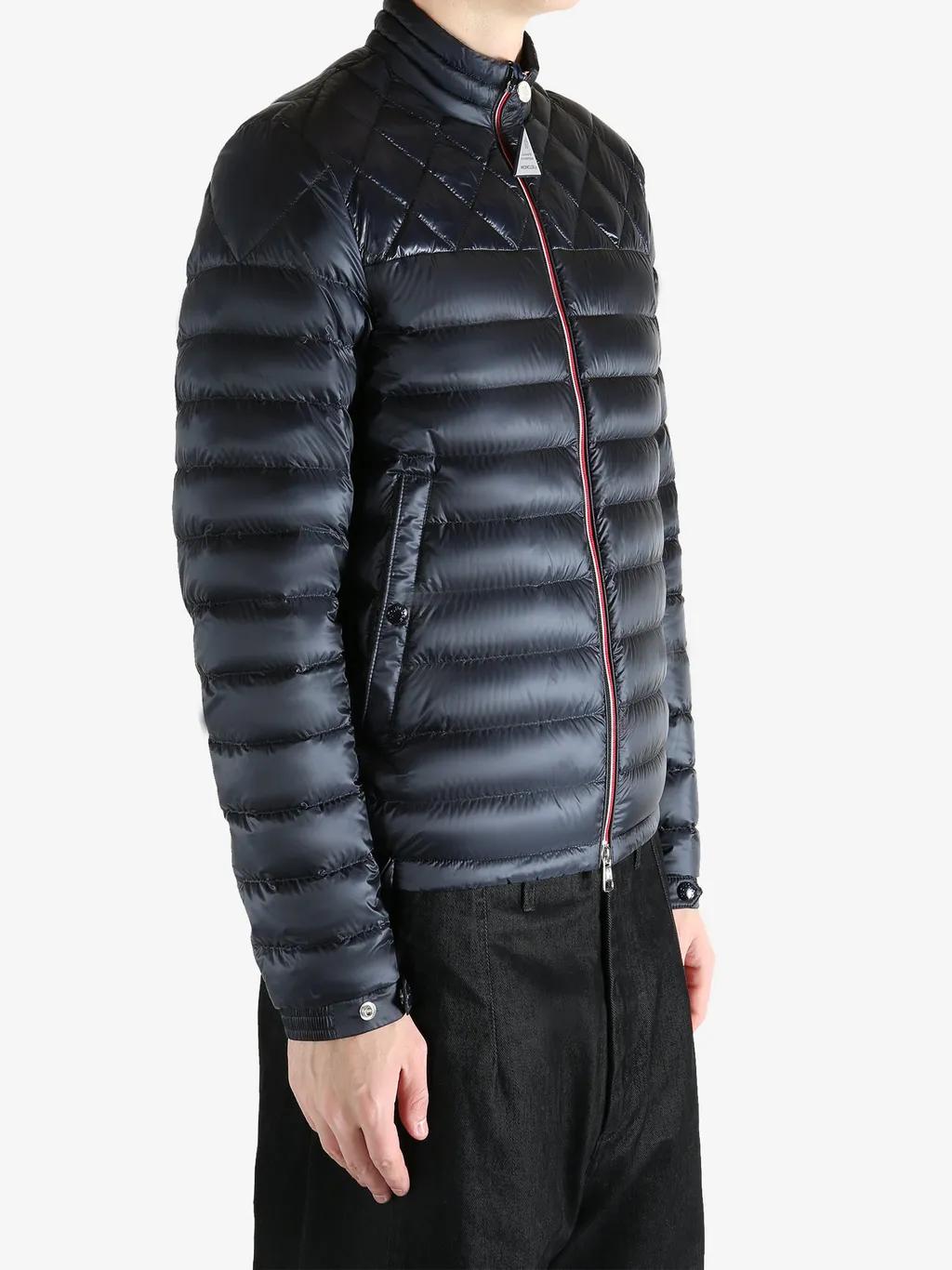 Moncler Benamou Logo Patch Zipped Jacket
