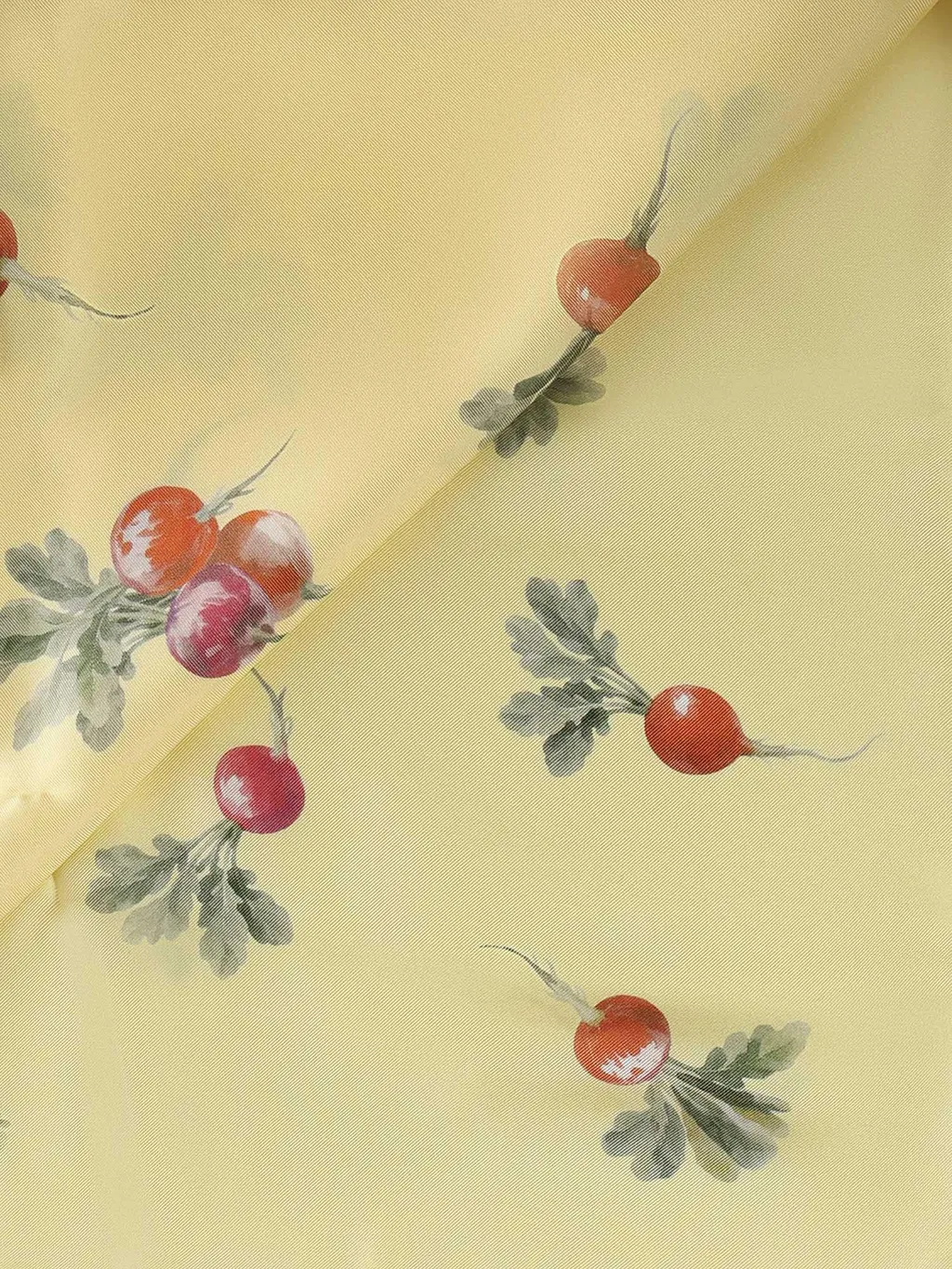 Jacquemus Radish Print Silk Scarf