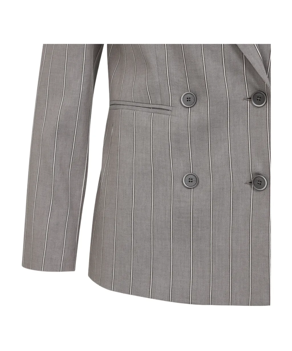 Double-Breasted Suit Jacket