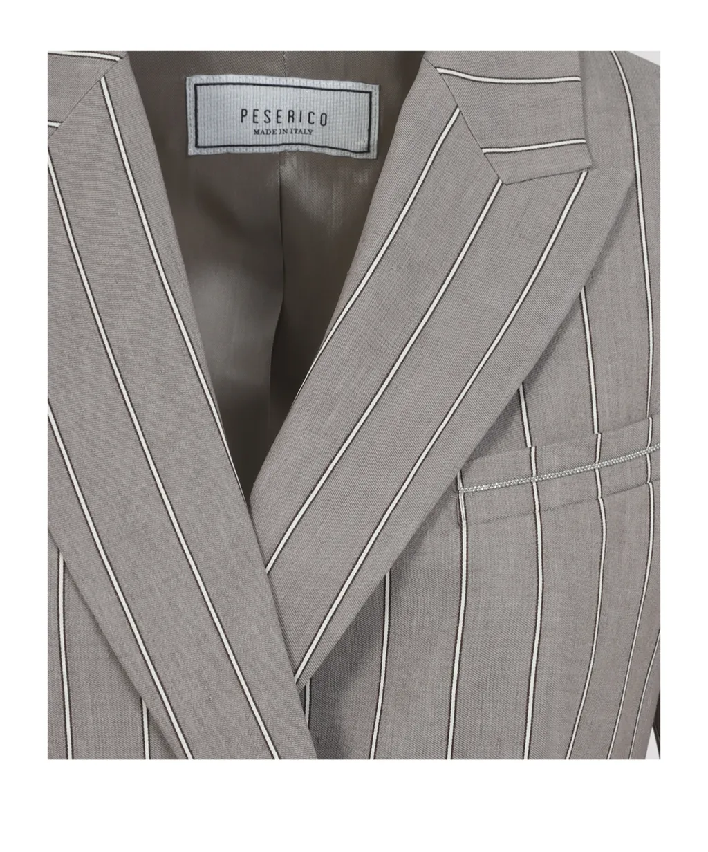 Double-Breasted Suit Jacket