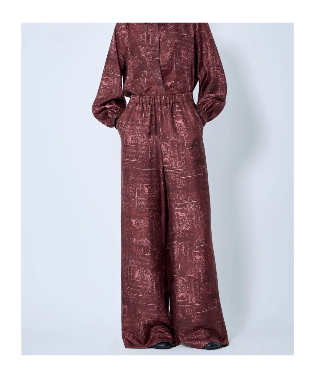 Casual Pants With Elastic Waistband
