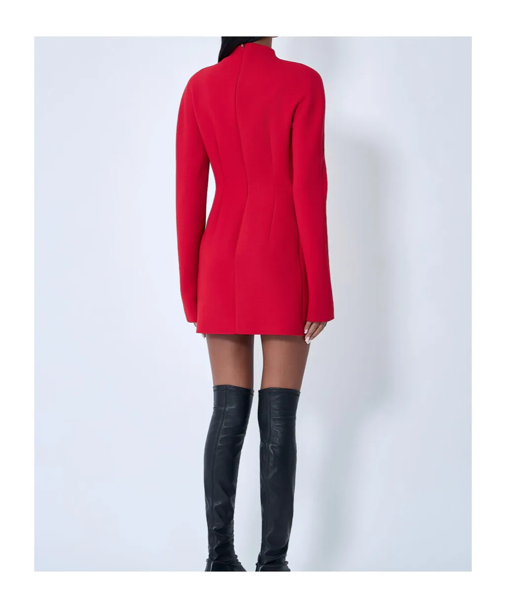 Wool-Blend Dress