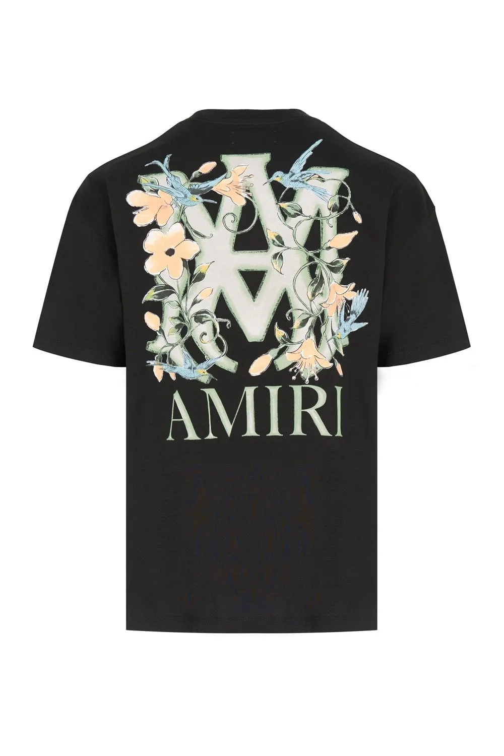 Amiri Ma Floral Printed Crewneck T-Shirt