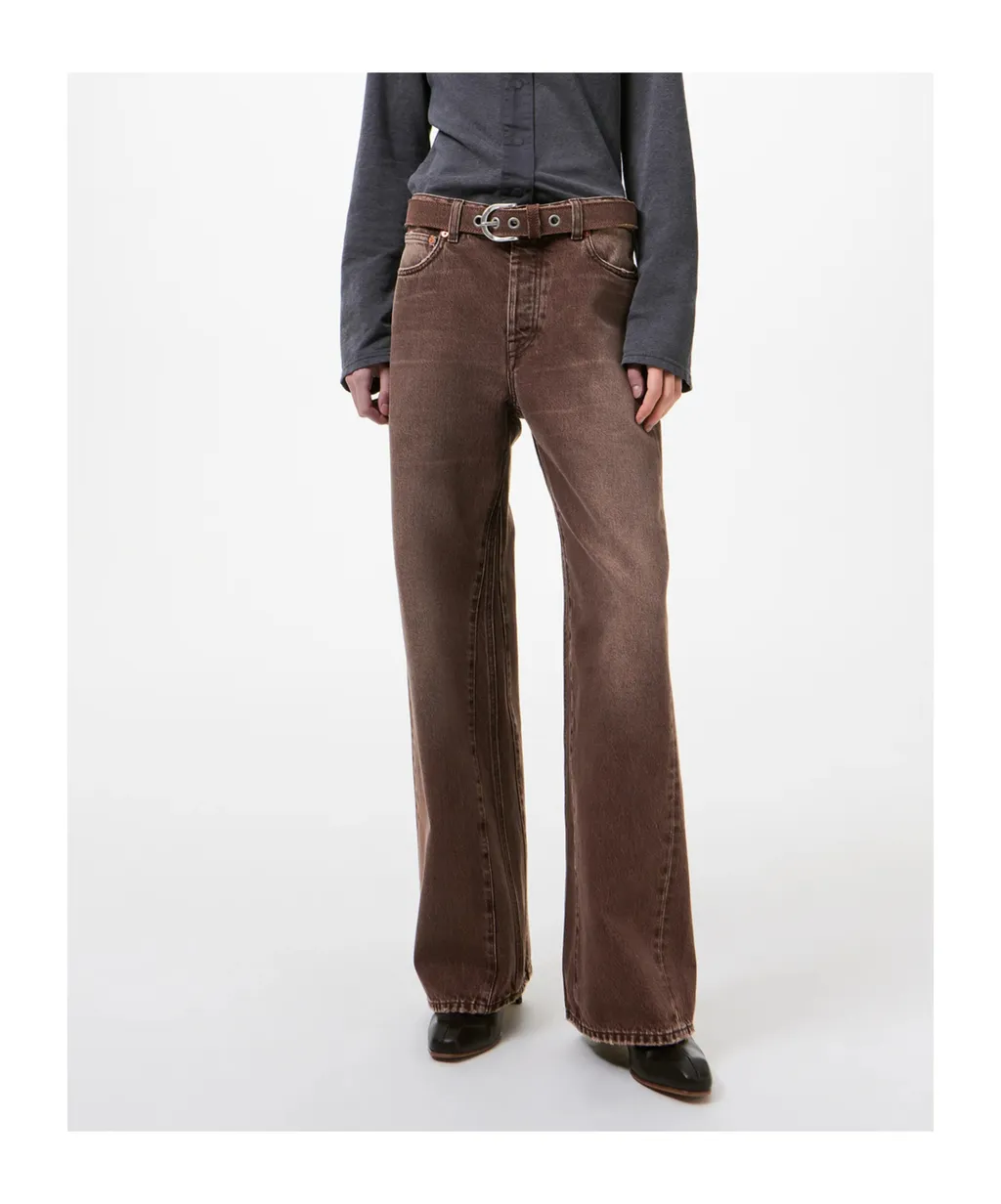 Straight-Leg Treble Cut Jeans