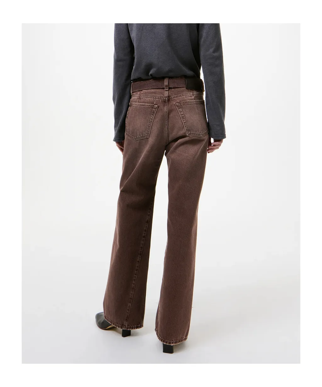 Straight-Leg Treble Cut Jeans