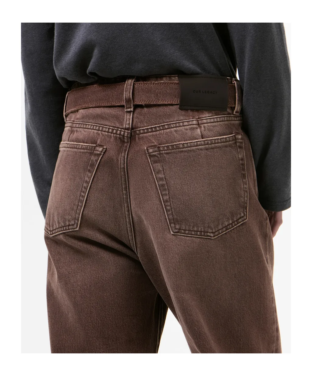 Straight-Leg Treble Cut Jeans