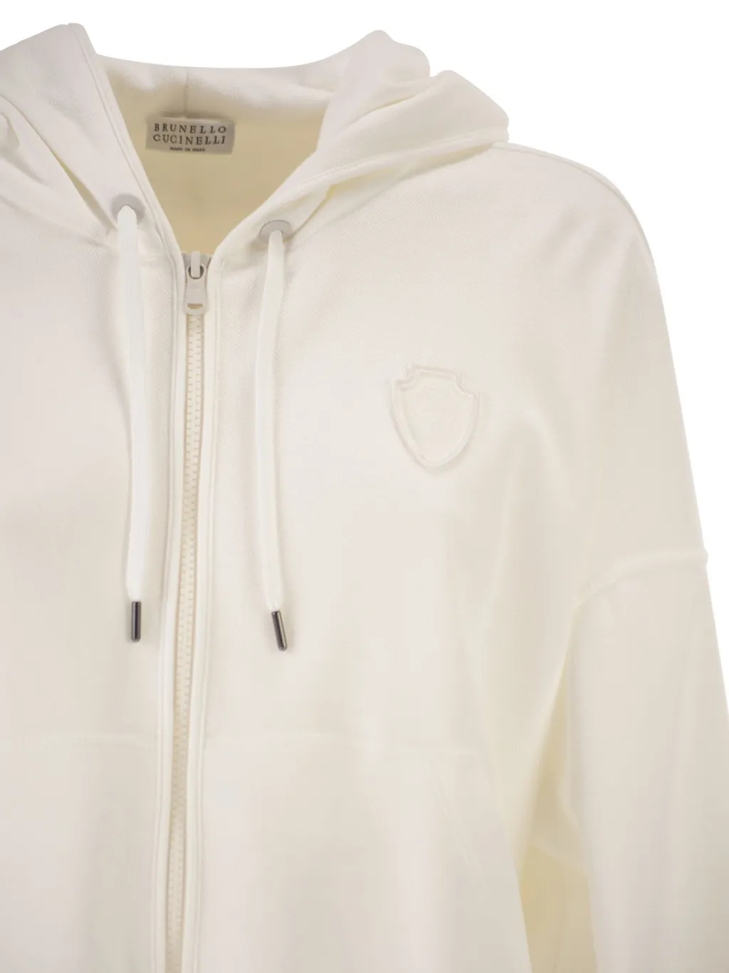 Brunello Cucinelli Logo Patch Hoodie