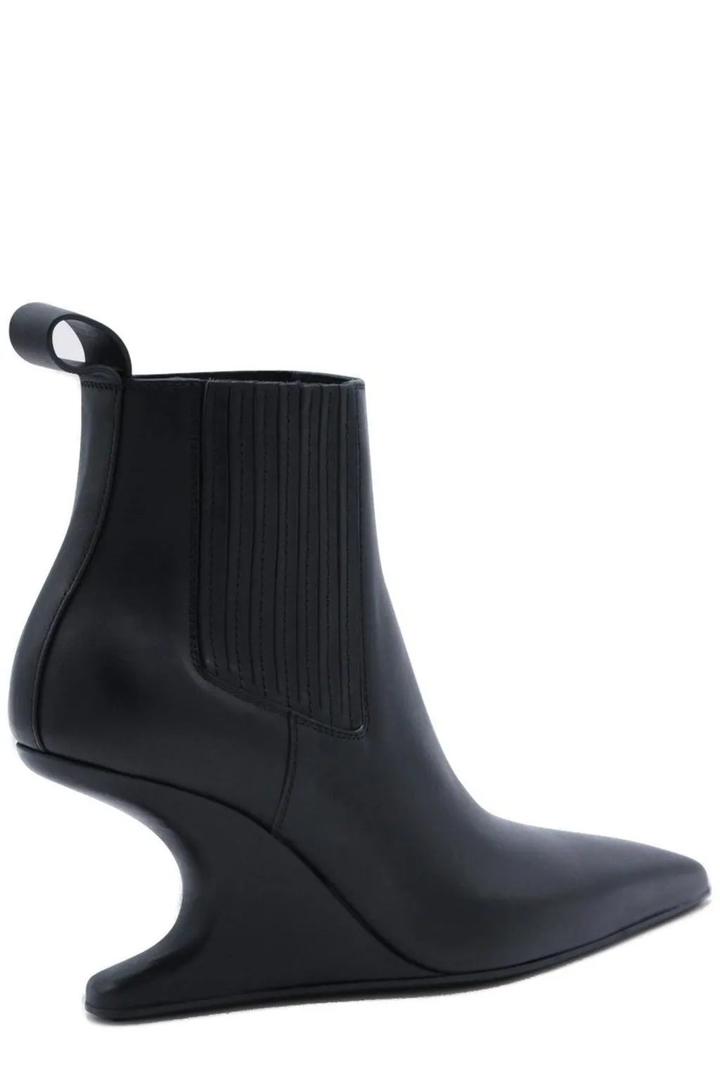 Rick Owens Pointed Toe Ankle Boots