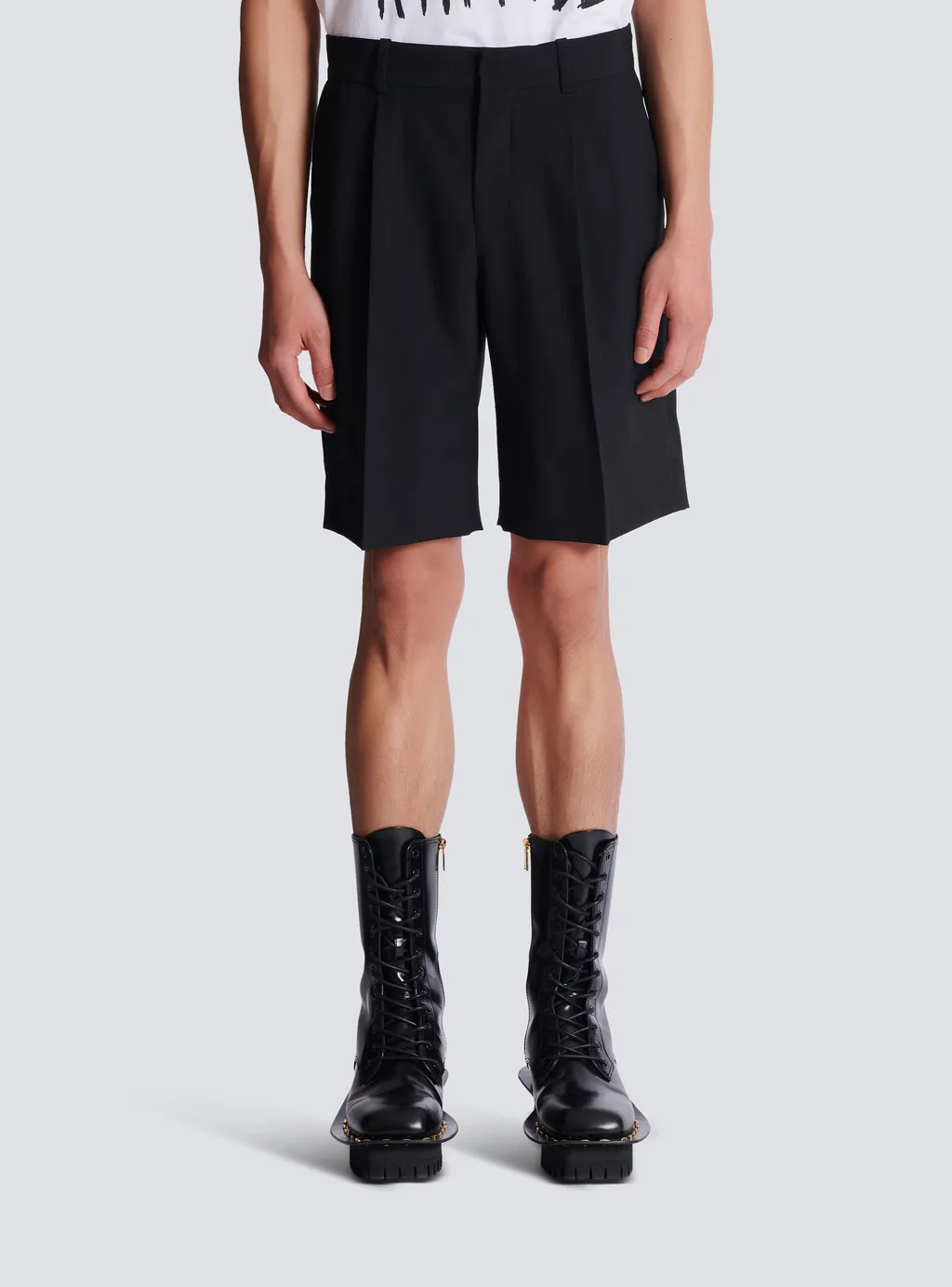 Balmain Darted Bermuda Shorts