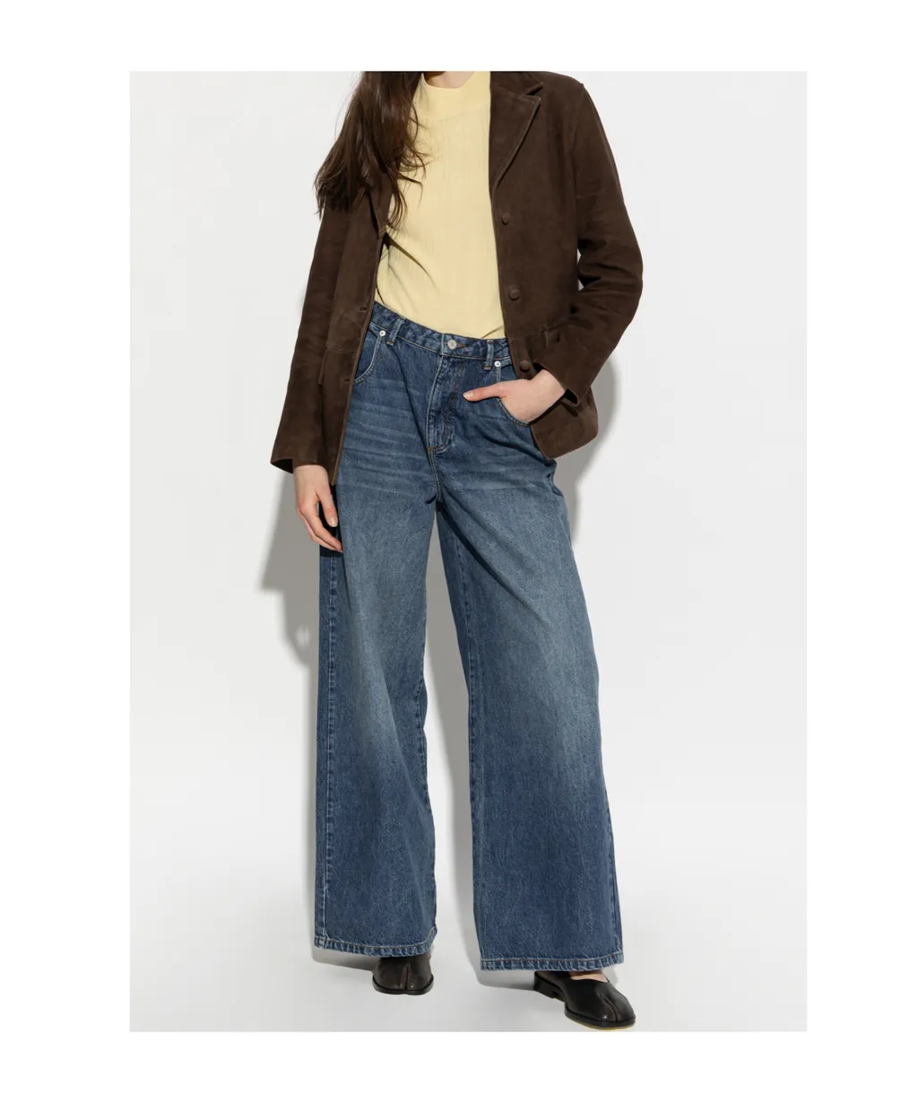 Belt Loop Denim Trousers
