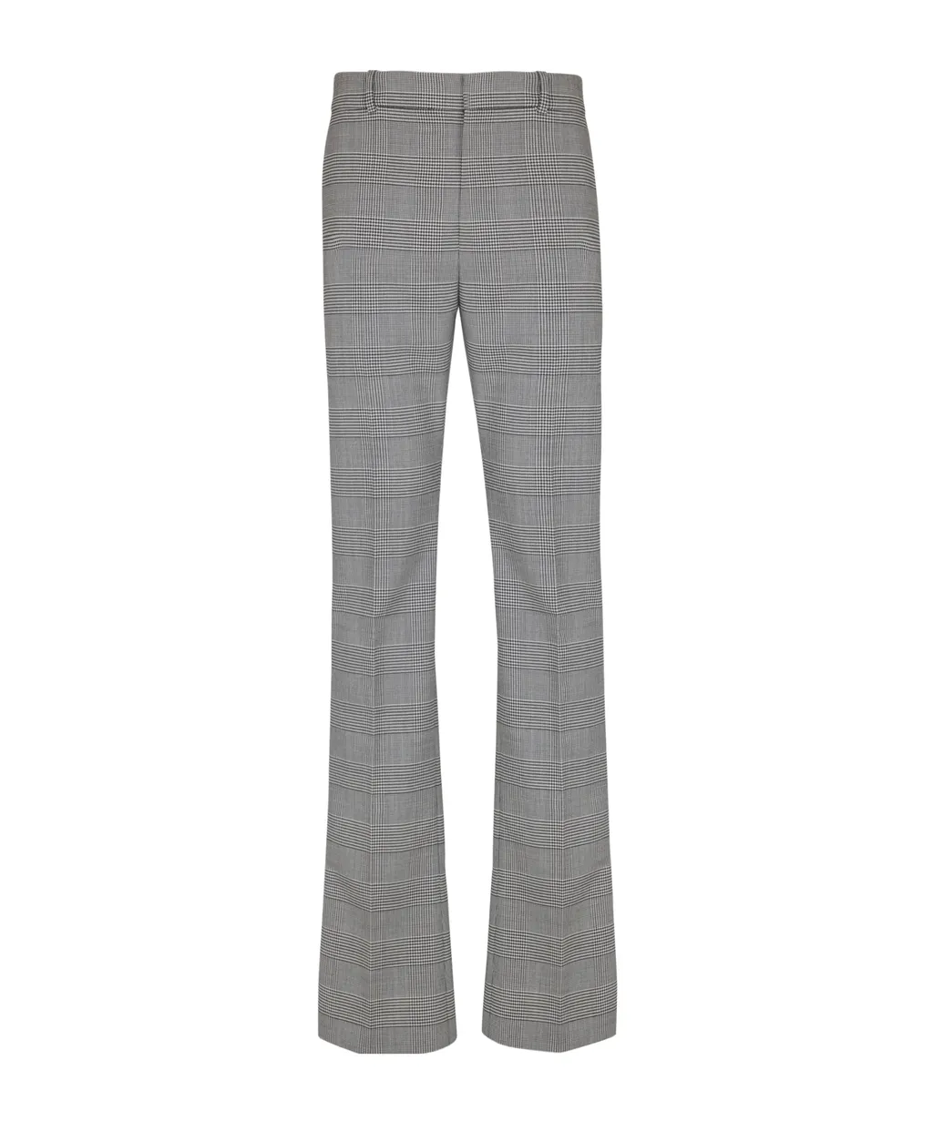 Balmain Prince Of Wales Darted Trousers