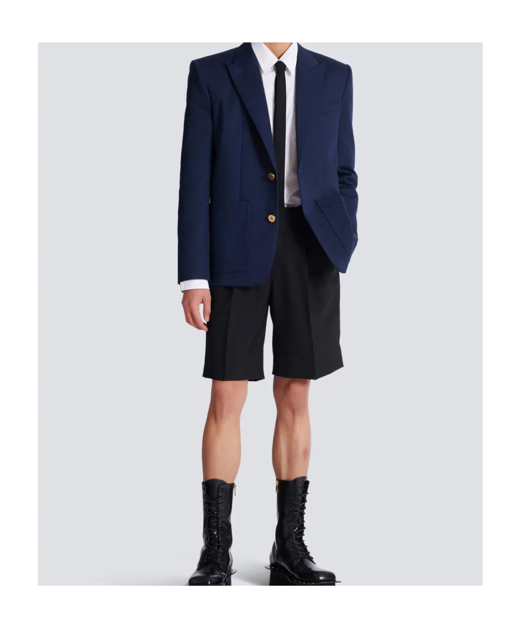Balmain Twill 2-Buttons Jacket