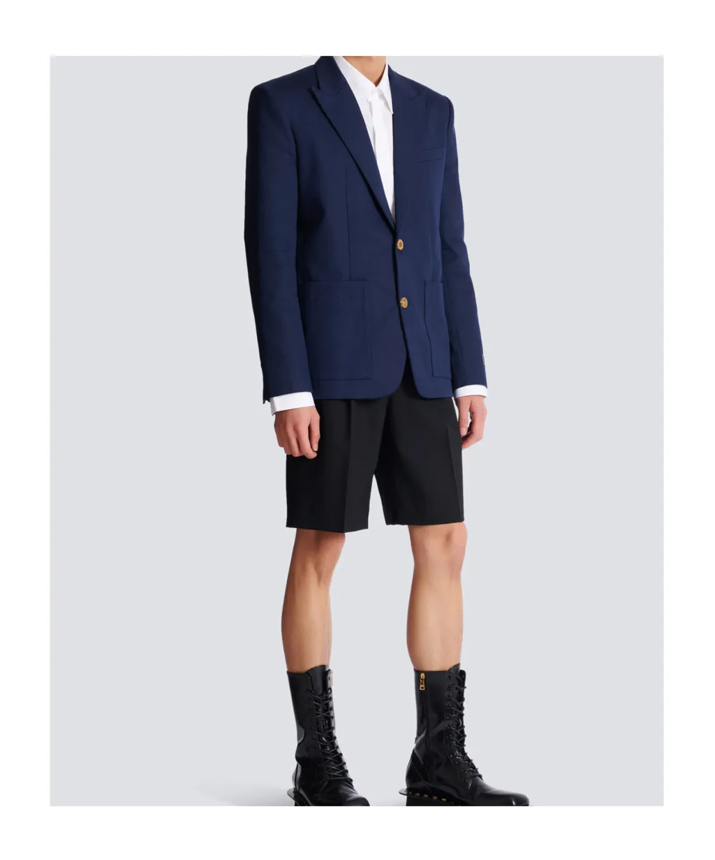 Balmain Twill 2-Buttons Jacket