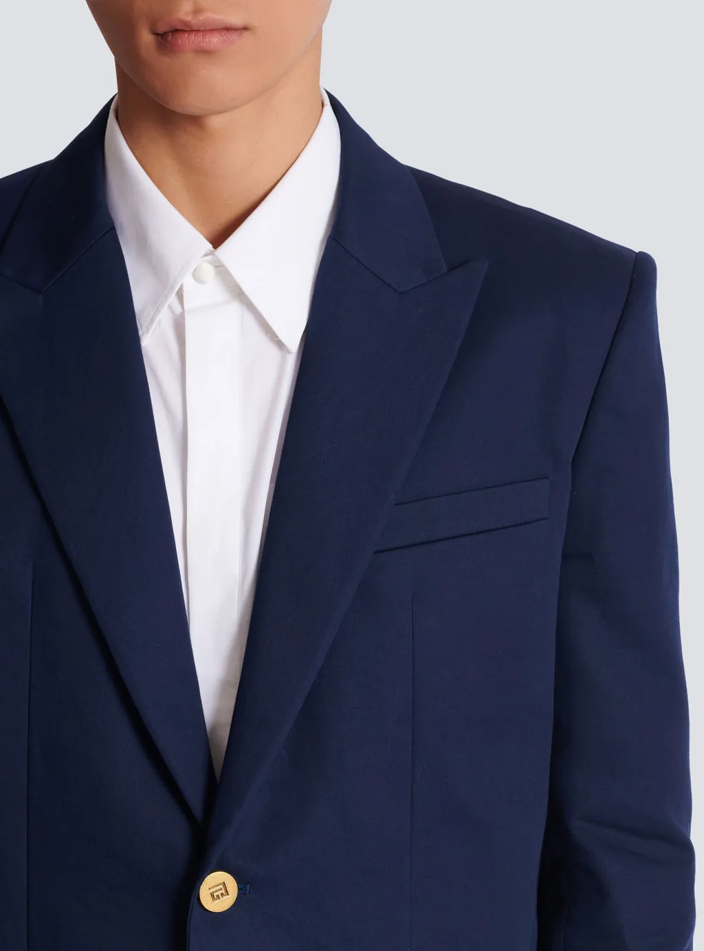 Balmain Twill 2-Buttons Jacket