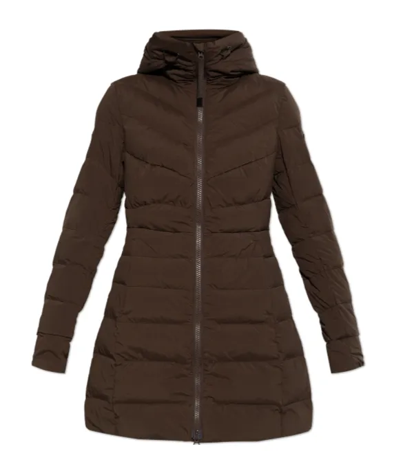 Clair Long-Sleeved Hooded Down Jacket