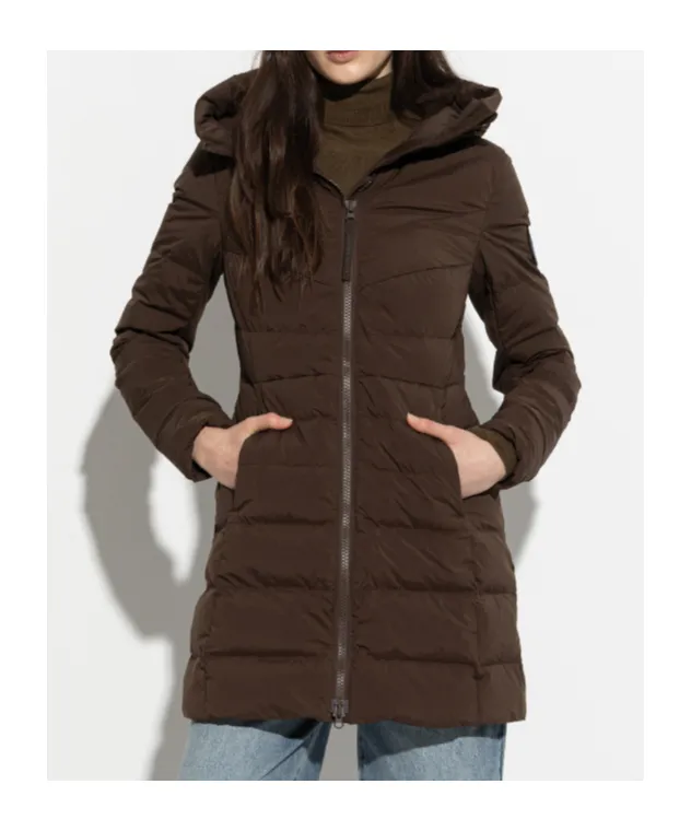 Clair Long-Sleeved Hooded Down Jacket