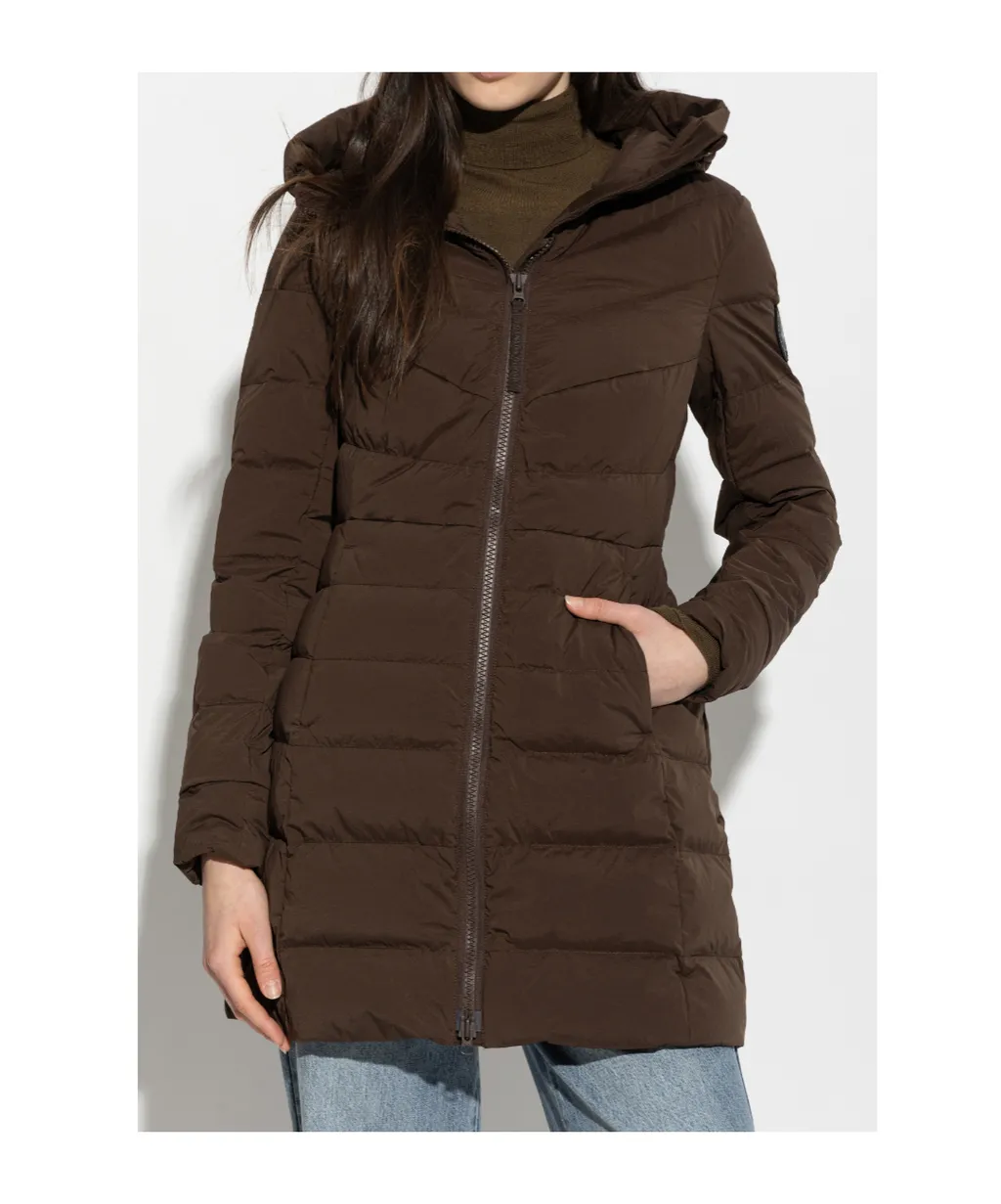 Clair Long-Sleeved Hooded Down Jacket