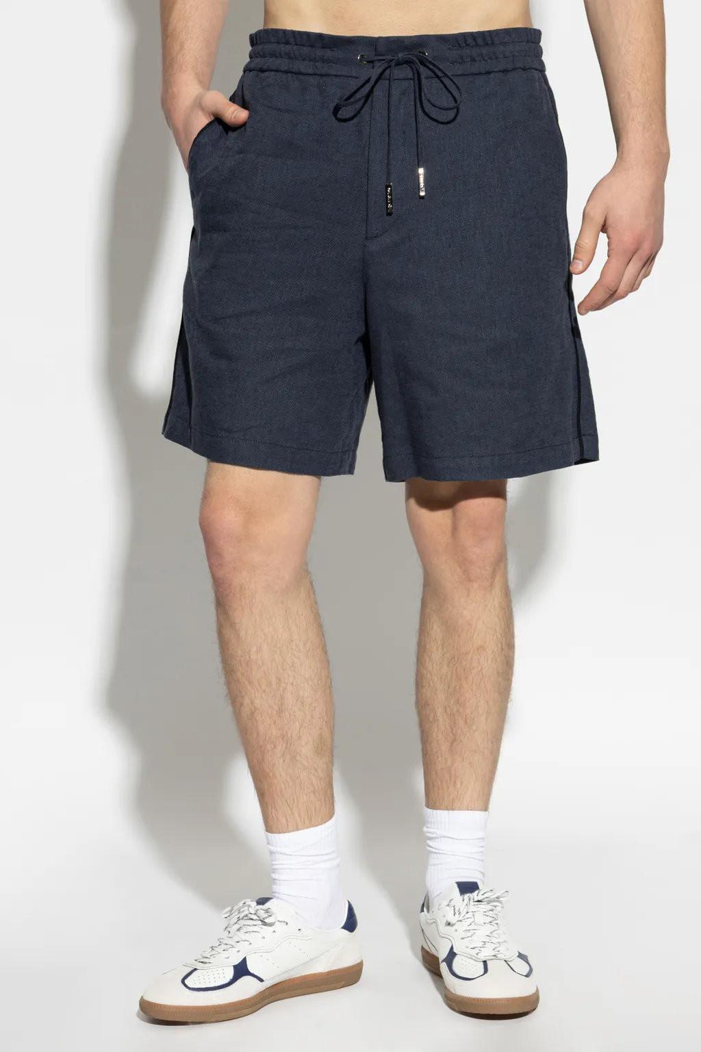 Iceberg Applique Drawstring Shorts