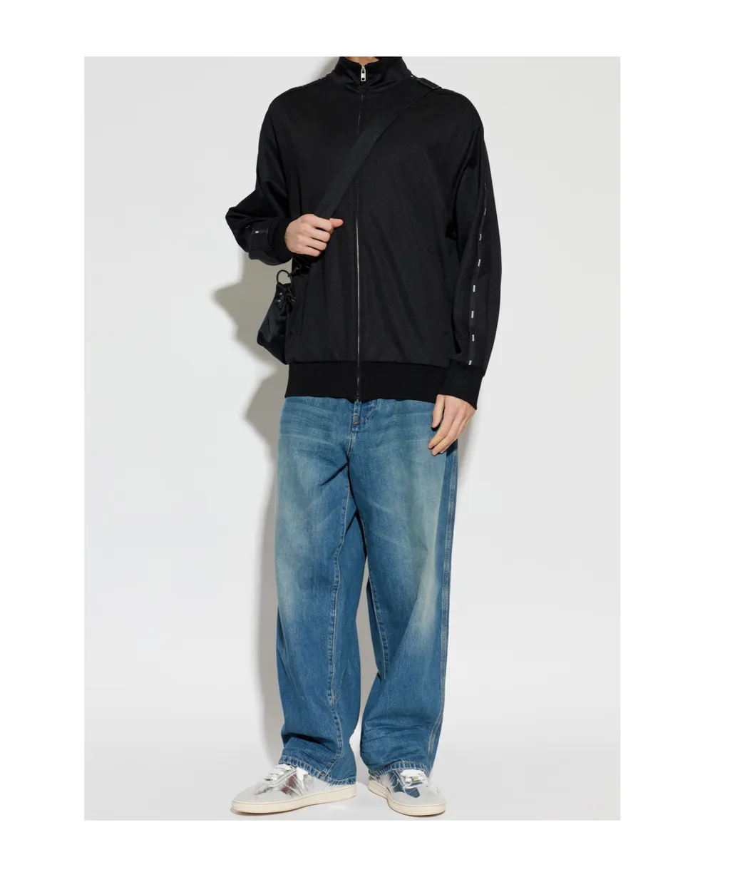Moschino Vintage Effect Logo Patch Jeans