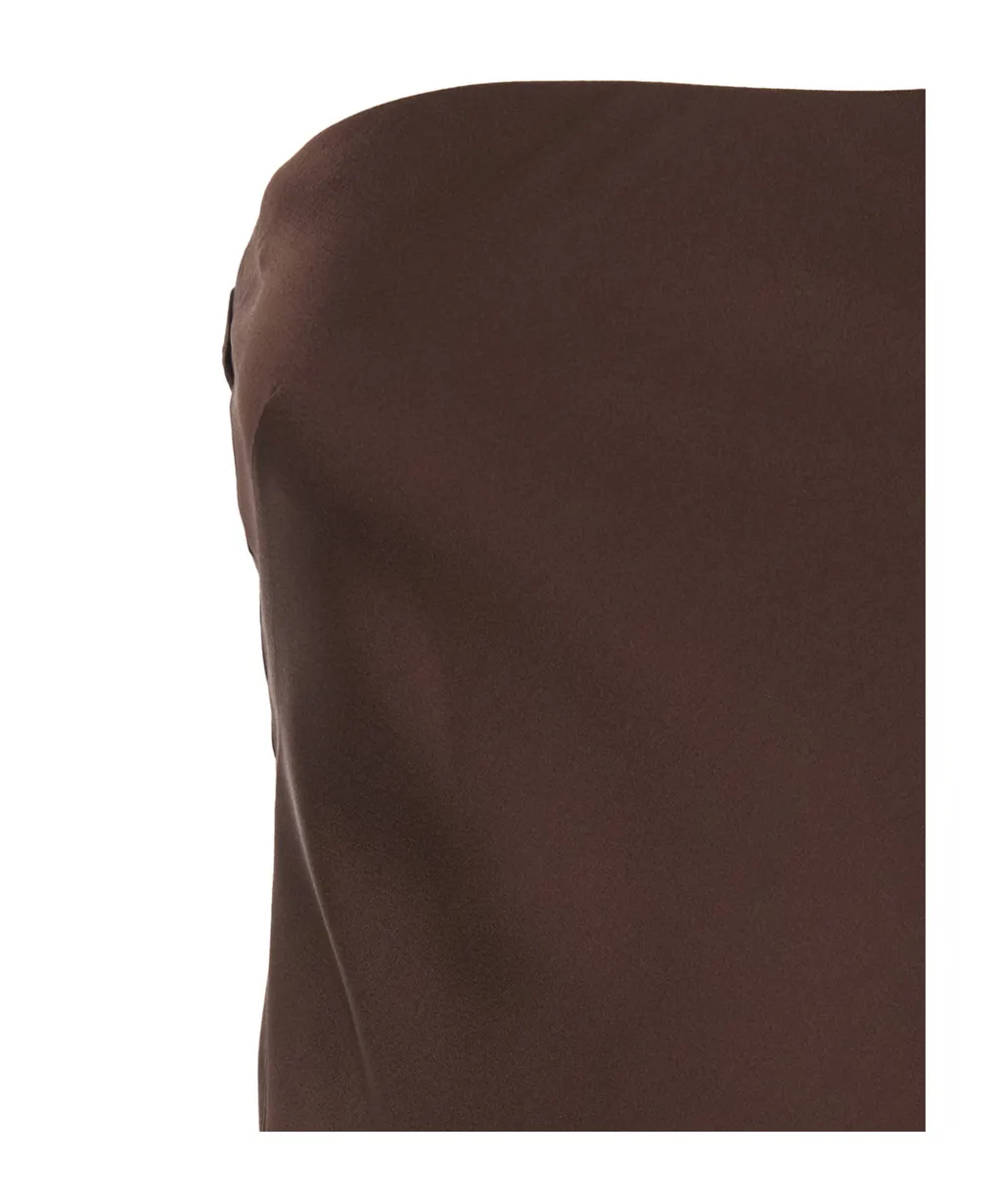 Forte Forte Strapless Column Dress