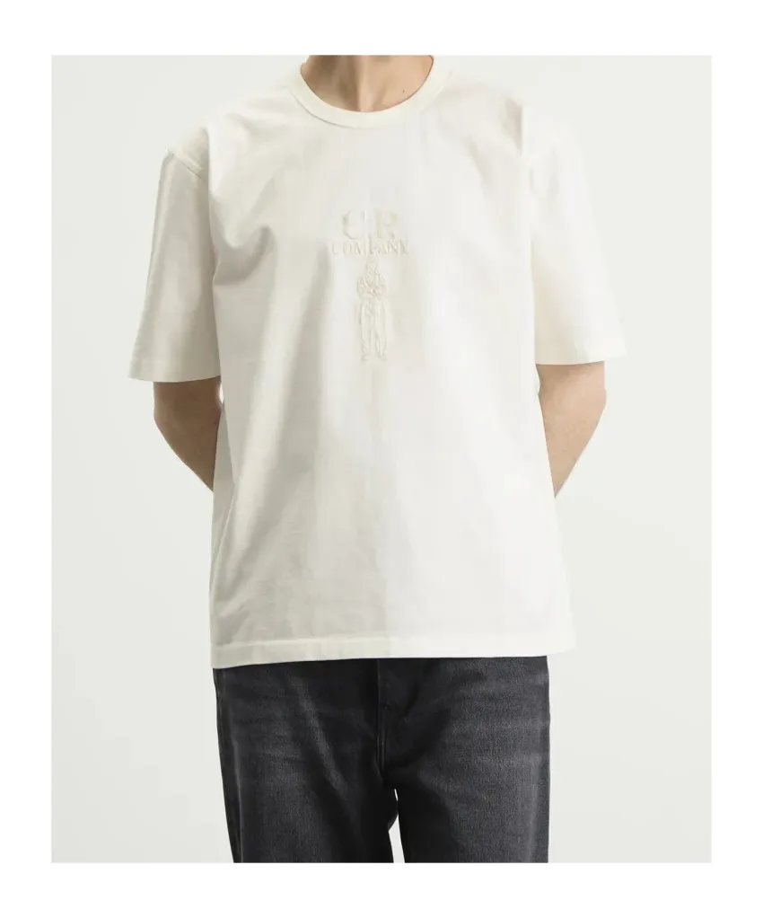 C.P. Company Logo Print Crewneck T-Shirt