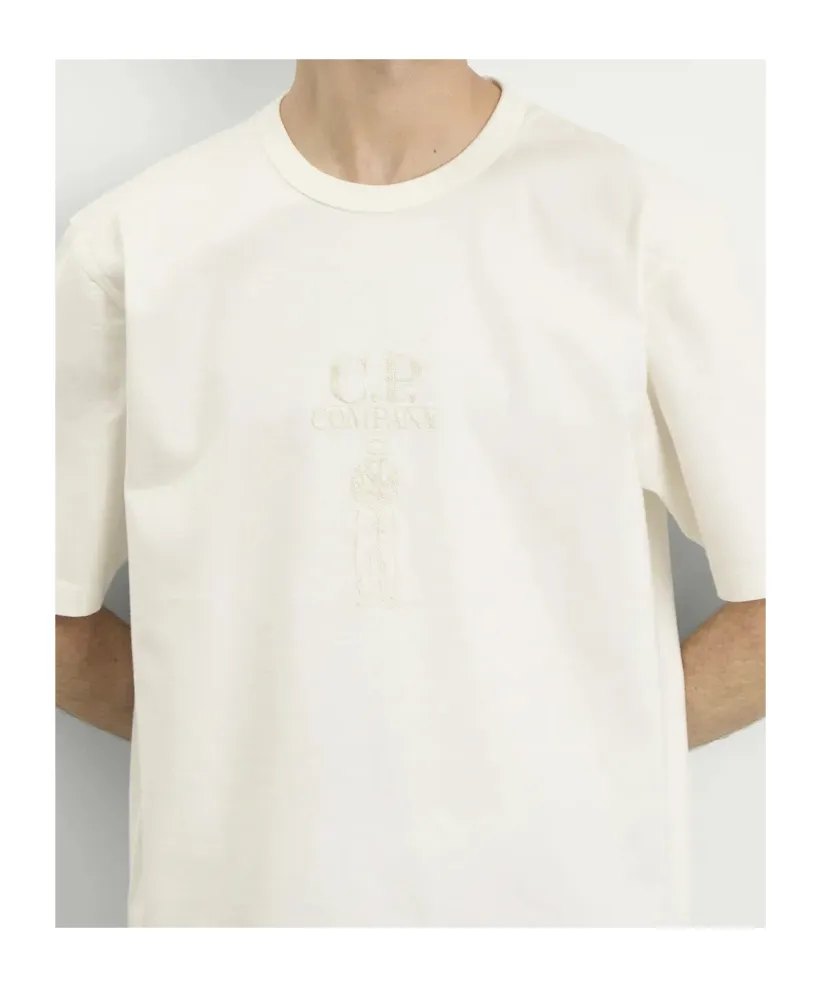 C.P. Company Logo Print Crewneck T-Shirt